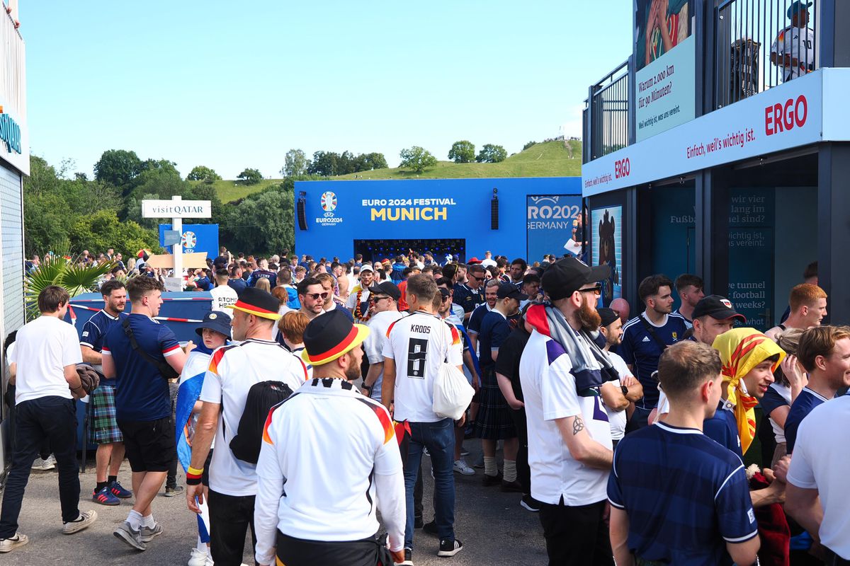 Fan-zone Germania - Scoția, primul meci la EURO 2024