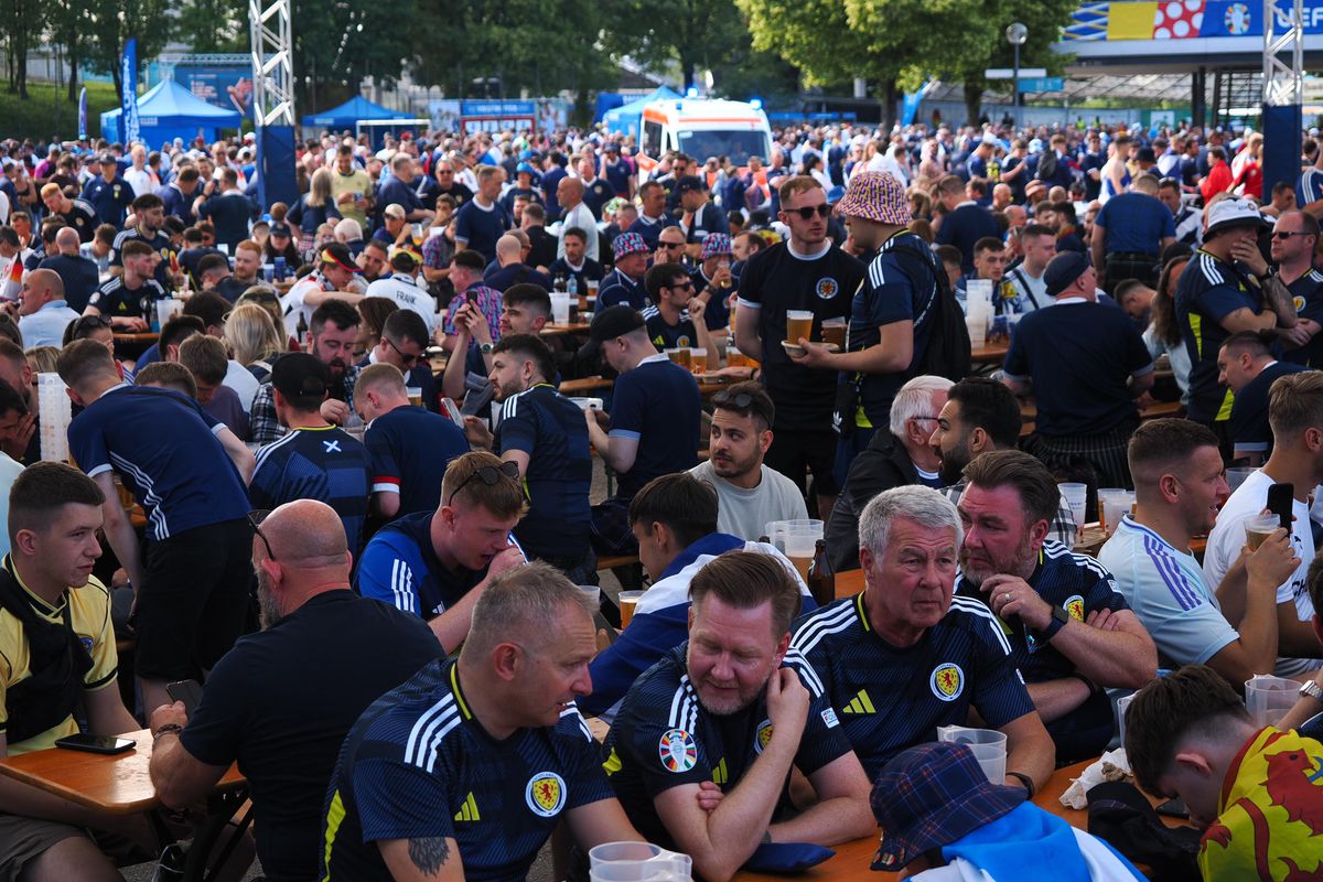 Fan-zone Germania - Scoția, primul meci la EURO 2024