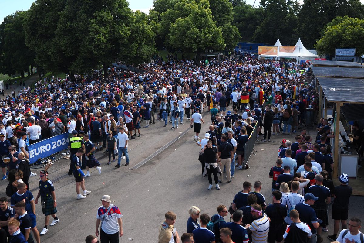 Fan-zone Germania - Scoția, primul meci la EURO 2024