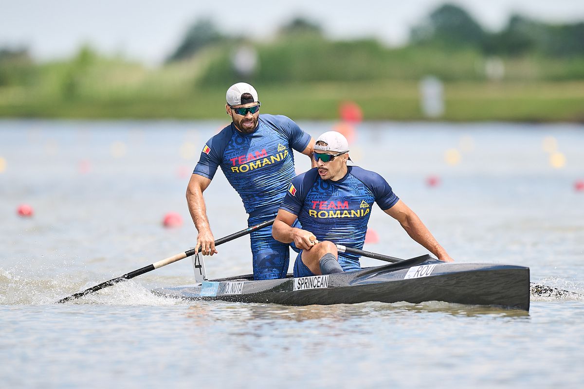 Oleg Nuță și Ilie Sprîncean pe locul șase în proba de canoe dublu 1.000 de metri la CE de la Szeged