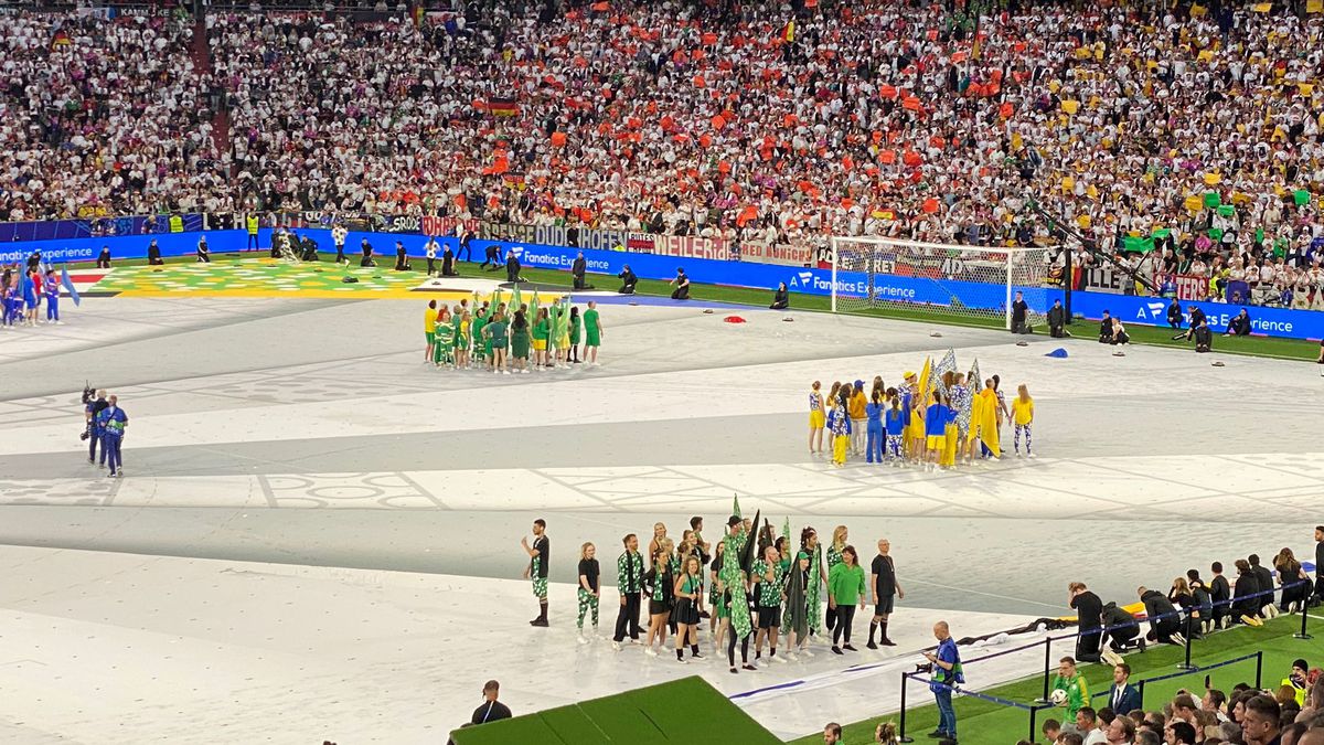 Germania - Scoția, partida inaugurală de la Campionatul European (festivitatea de deschidere)