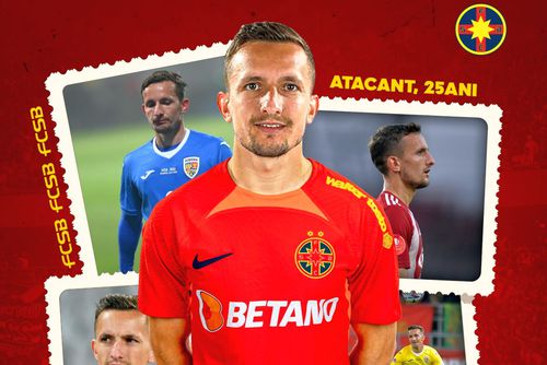 Marius Ștefănescu a semnat cu FCSB, foto: Facebook FCSB
