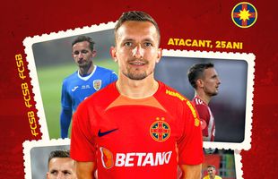 Marius Ștefănescu a fost prezentat de FCSB » Număr inedit pe tricou, nu a mai contat la roș-albaștri de 5 ani