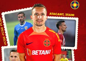 Marius Ștefănescu a fost prezentat de FCSB » Număr inedit pe tricou, nu a mai contat la roș-albaștri de 5 ani