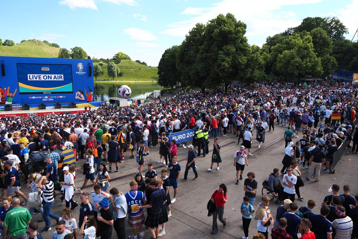 Fan-zone Germania - Scoția, primul meci la EURO 2024