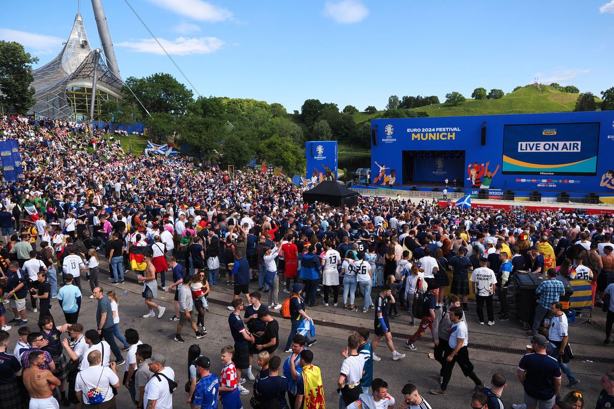 Fan-zone Germania - Scoția, primul meci la EURO 2024