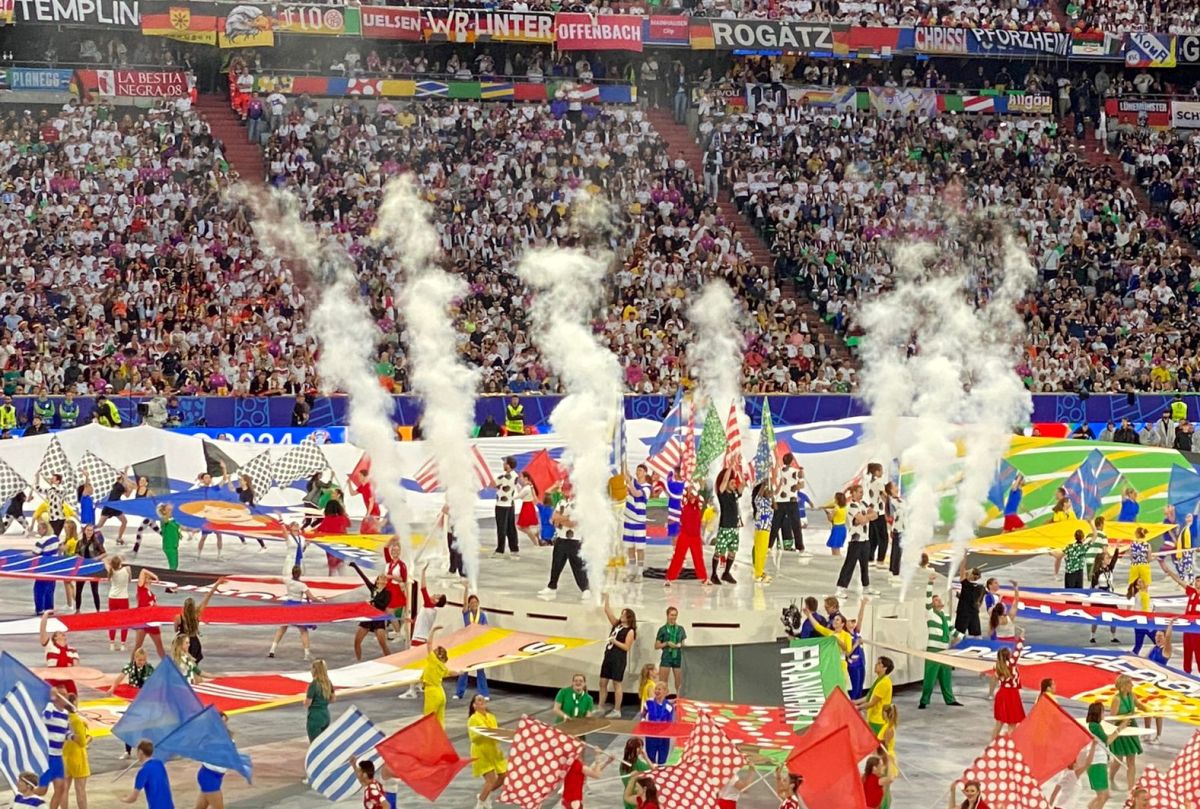 Germania - Scoția, partida inaugurală de la Campionatul European (festivitatea de deschidere)