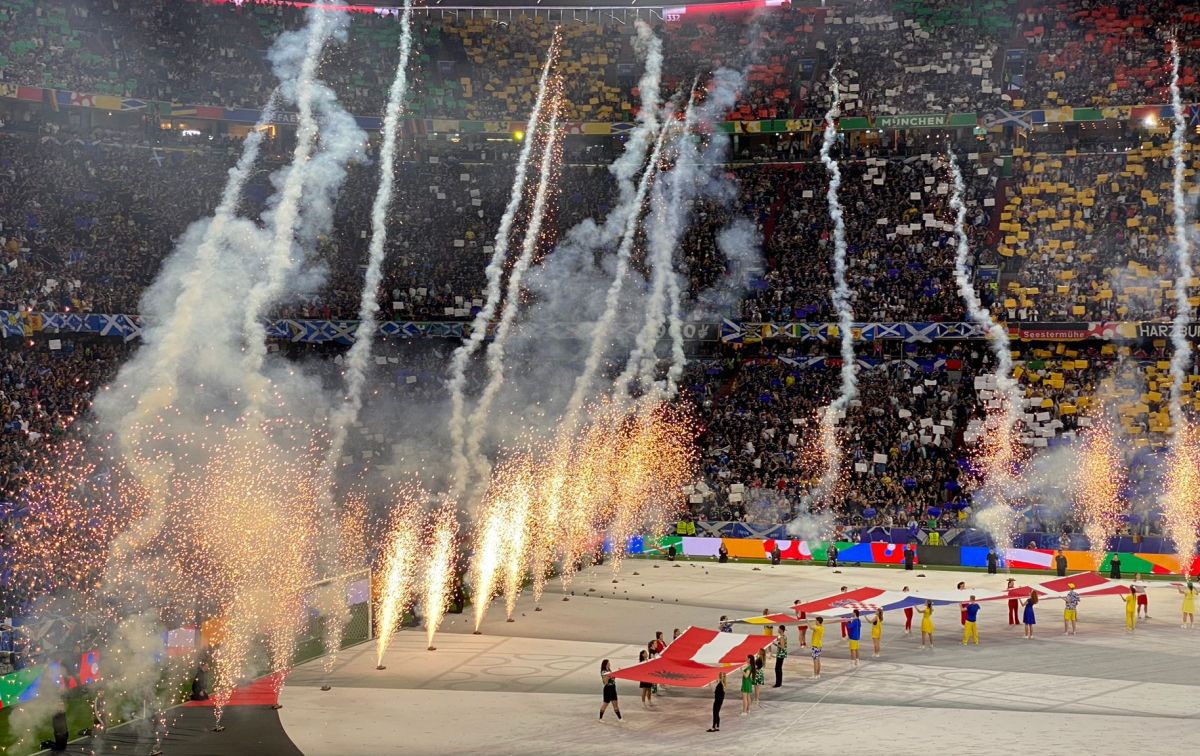 Germania - Scoția, partida inaugurală de la Campionatul European (festivitatea de deschidere)