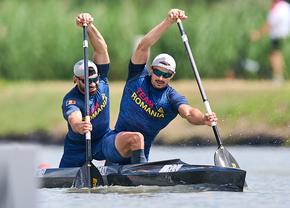 Oleg Nuță și Ilie Sprîncean au câștigat finala B a probei de canoe-2 500 de metri: „Sper să nu cedăm și să mergem înainte”