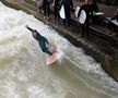 Surf în Englischer Garten FOTO: Ionuț Iordache (GSP)