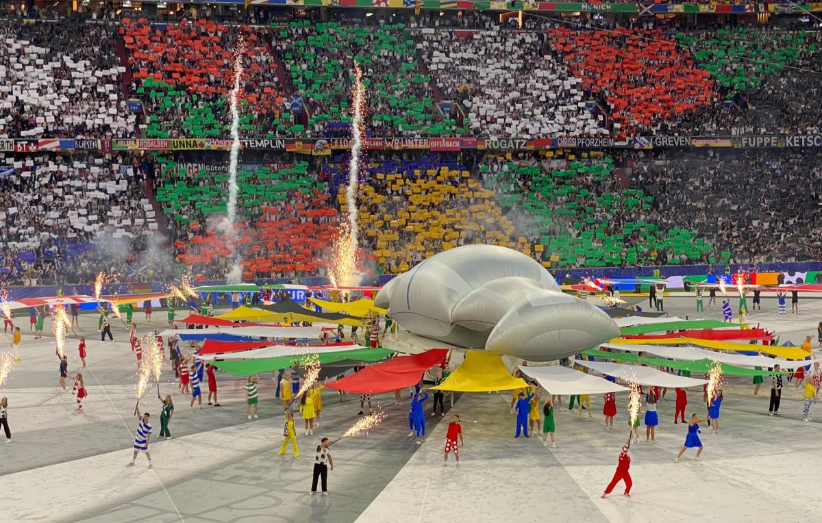 Germania - Scoția, partida inaugurală de la Campionatul European (festivitatea de deschidere)