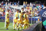 „Explozie” de bucurie la Bratislava! Românii au sărit pe garduri imediat după golul lui Louis Munteanu, stewarzii au răspuns prin forță!