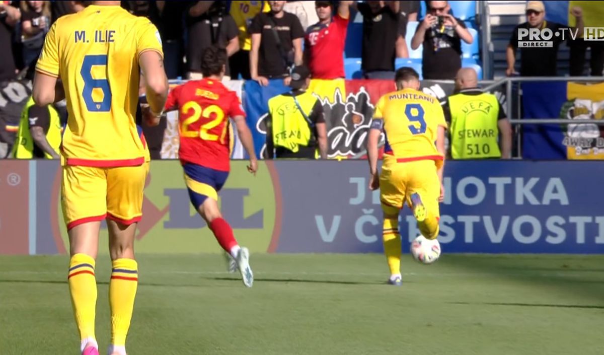 Louis Munteanu, gol fabulos în Spania - România la Euro U21