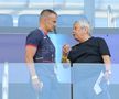 Daniel Pancu, ședință cu Mircea Lucescu înainte de Spania - România, de la Euro U21. Foto: Ionuț Iordache (GSP.RO)