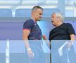Daniel Pancu, ședință cu Mircea Lucescu înainte de Spania - România, de la Euro U21. Foto: Ionuț Iordache (GSP.RO)