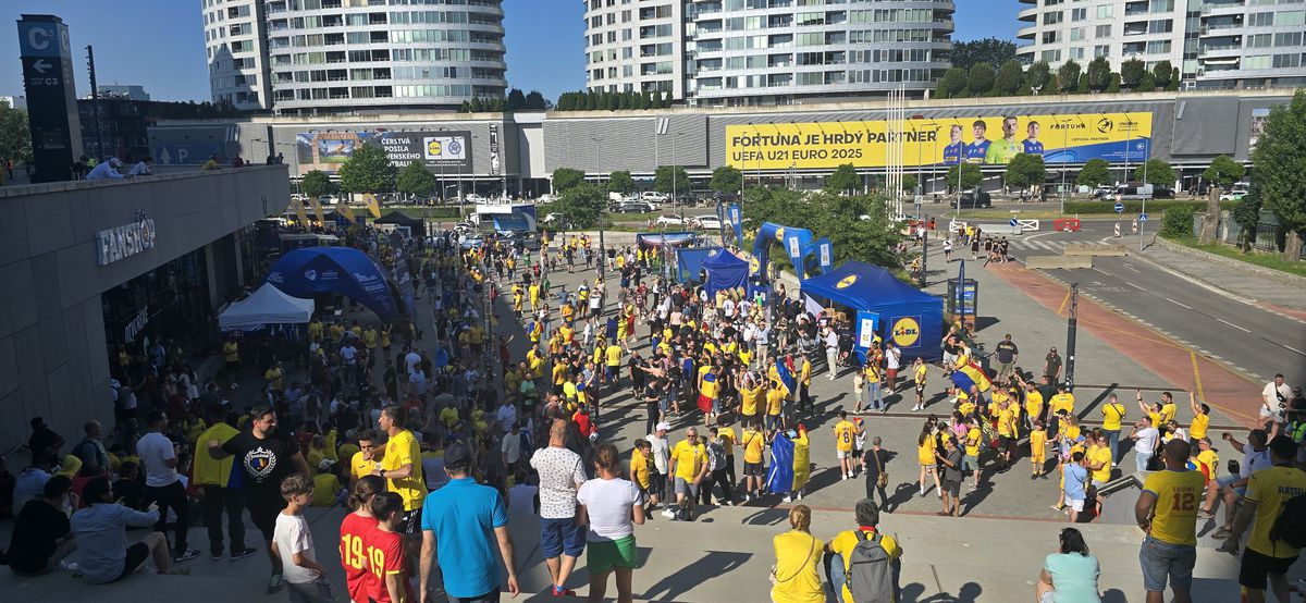 Spania U21 - România U21, imagini înaintea partidei de la Bratislava