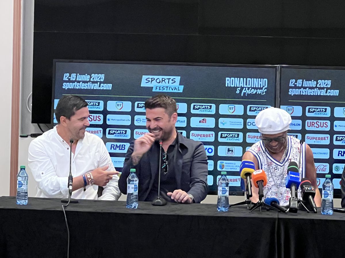 Ronaldinho, la Cluj, pentru Sports Festival