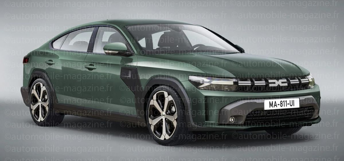 Noua Dacia Bigster, prezentata sub forma de SUV Coupe / foto: Automobile Magazine