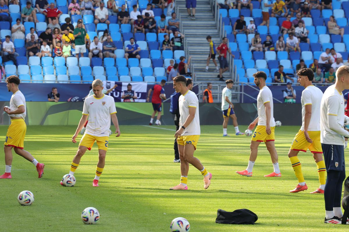 Spania U21 - România U21, imagini înaintea partidei de la Bratislava