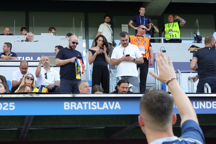 Teo Meluta la Spania - Romania Under 21. Foto: Ionuț Iordache (GSP.RO)