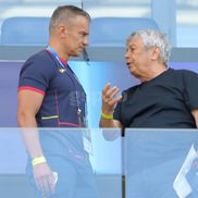 Daniel Pancu, ședință cu Mircea Lucescu înainte de Spania - România, de la Euro U21. Foto: Ionuț Iordache (GSP.RO)