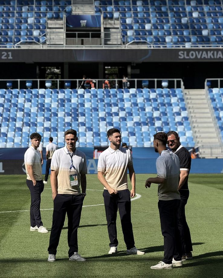 Spania U21 - România U21, imagini înaintea partidei de la Bratislava. FOTO: Facebook @Echipa Națională de fotbal a României