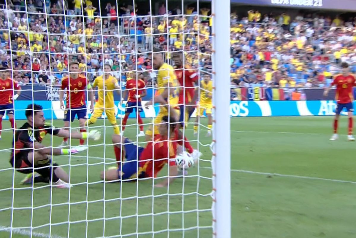 Fază controversată?! De ce nu a primit România U21 penalty în meciul cu Spania U21: tot stadionul a ERUPT