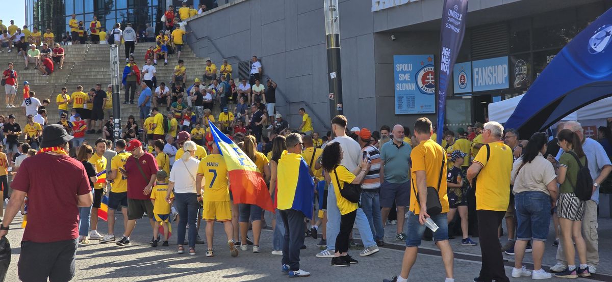Spania U21 - România U21, imagini înaintea partidei de la Bratislava