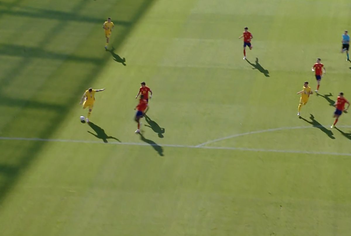 Louis Munteanu, gol fabulos în Spania - România la Euro U21