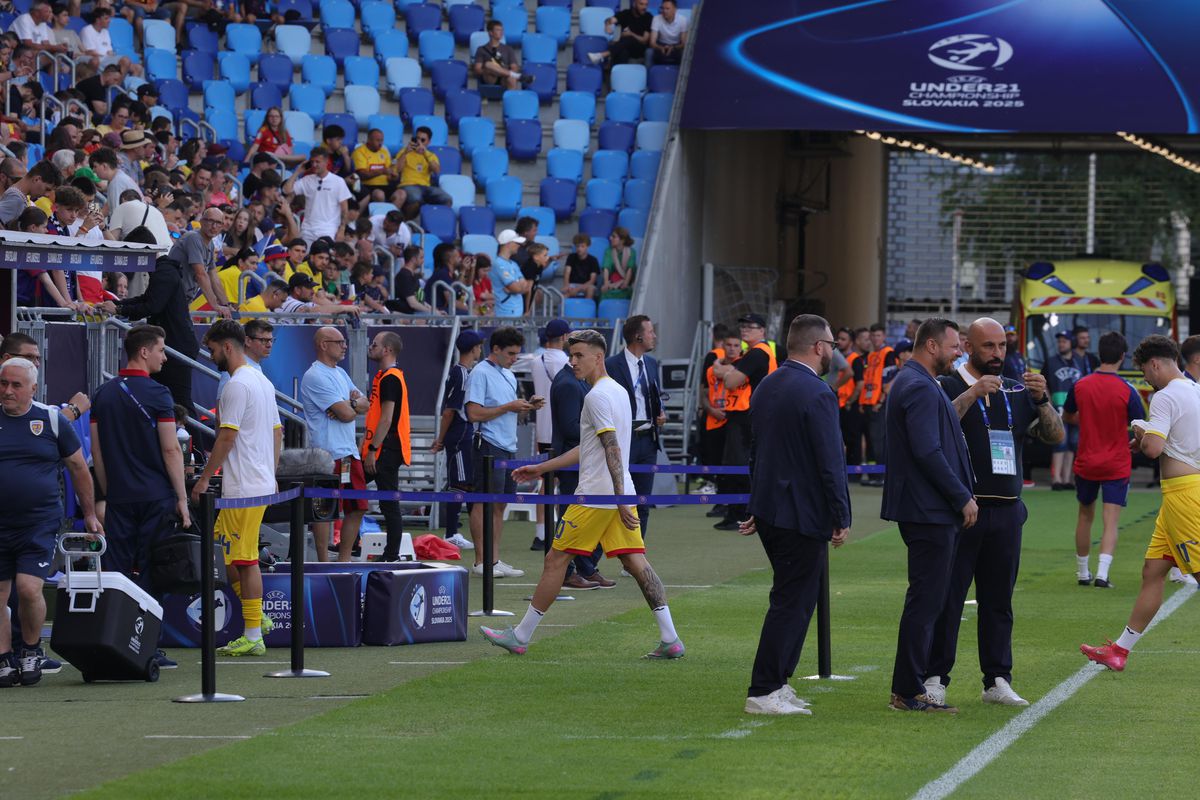 Spania U21 - România U21, imagini înaintea partidei de la Bratislava