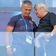 Daniel Pancu, ședință cu Mircea Lucescu înainte de Spania - România, de la Euro U21. Foto: Ionuț Iordache (GSP.RO)