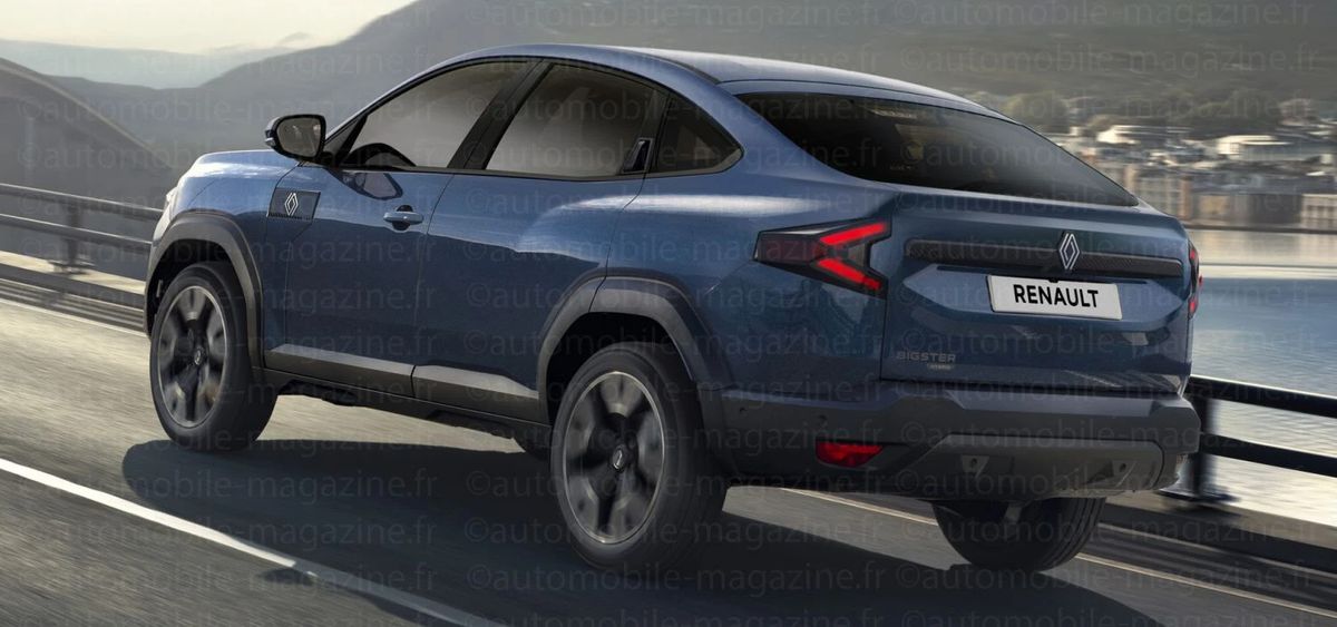 Noua Dacia Bigster, prezentata sub forma de SUV Coupe / foto: Automobile Magazine