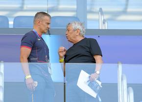 Nu s-a văzut la TV! Scene tari în lojă: Mircea Lucescu, ședință tête à tête cu Daniel Pancu: ce au vorbit cei doi selecționeri