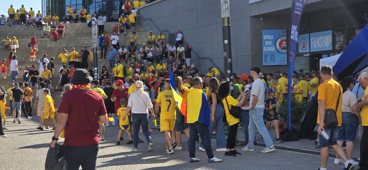 Spania U21 - România U21, imagini înaintea partidei de la Bratislava