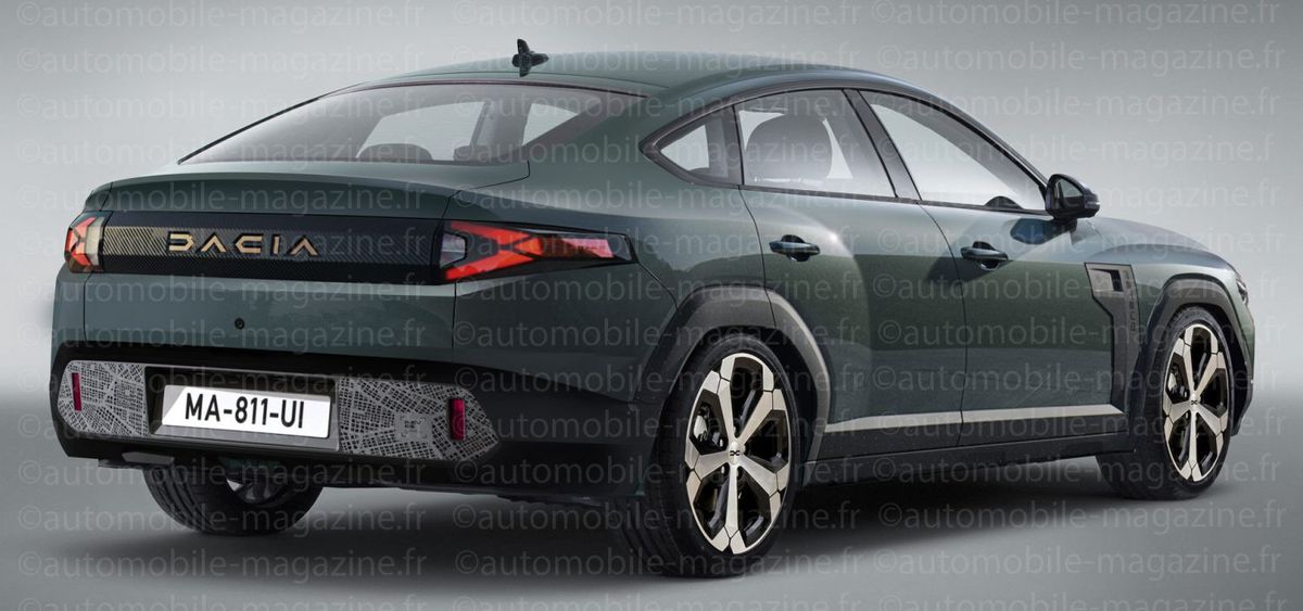 Noua Dacia Bigster, prezentata sub forma de SUV Coupe / foto: Automobile Magazine