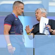 Daniel Pancu, ședință cu Mircea Lucescu înainte de Spania - România, de la Euro U21. Foto: Ionuț Iordache (GSP.RO)