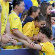 Andrei Borza, consolat de familie după meciul cu Spania / FOTO: Ionuț Iordache (GSP)