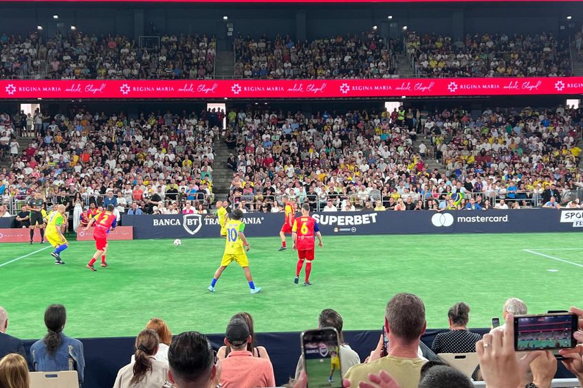 Ronaldinho, în acțiune în BTarena, la Sports Festival