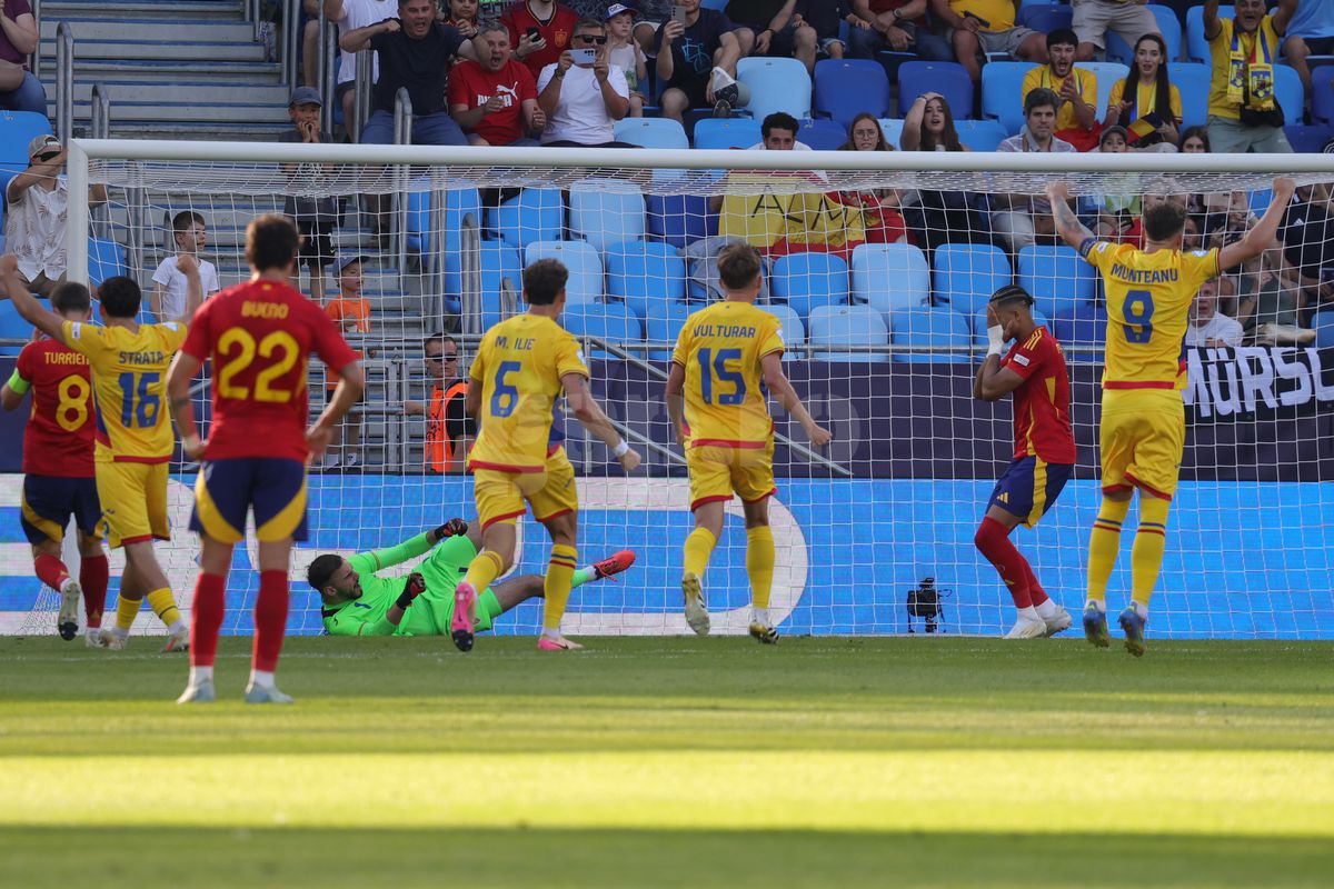 Imagini bune din Spania U21 - România U21 2-1