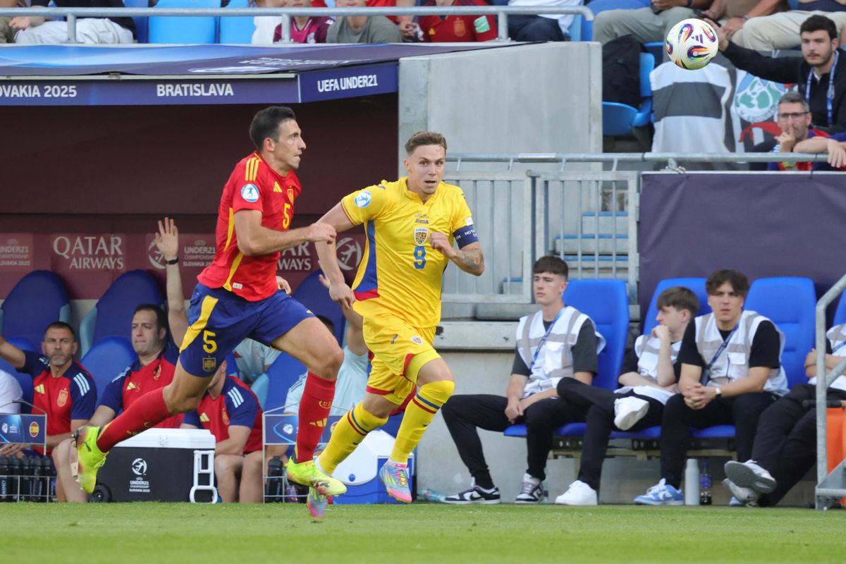 Fază controversată?! De ce nu a primit România U21 penalty în meciul cu Spania U21: tot stadionul a ERUPT