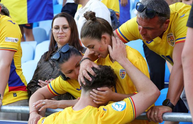 Imaginile turneului?! „Tricolorul” consolat de toată familia după înfrângerea României U21 cu Spania: scene emoționante surprinse de reporterii GSP