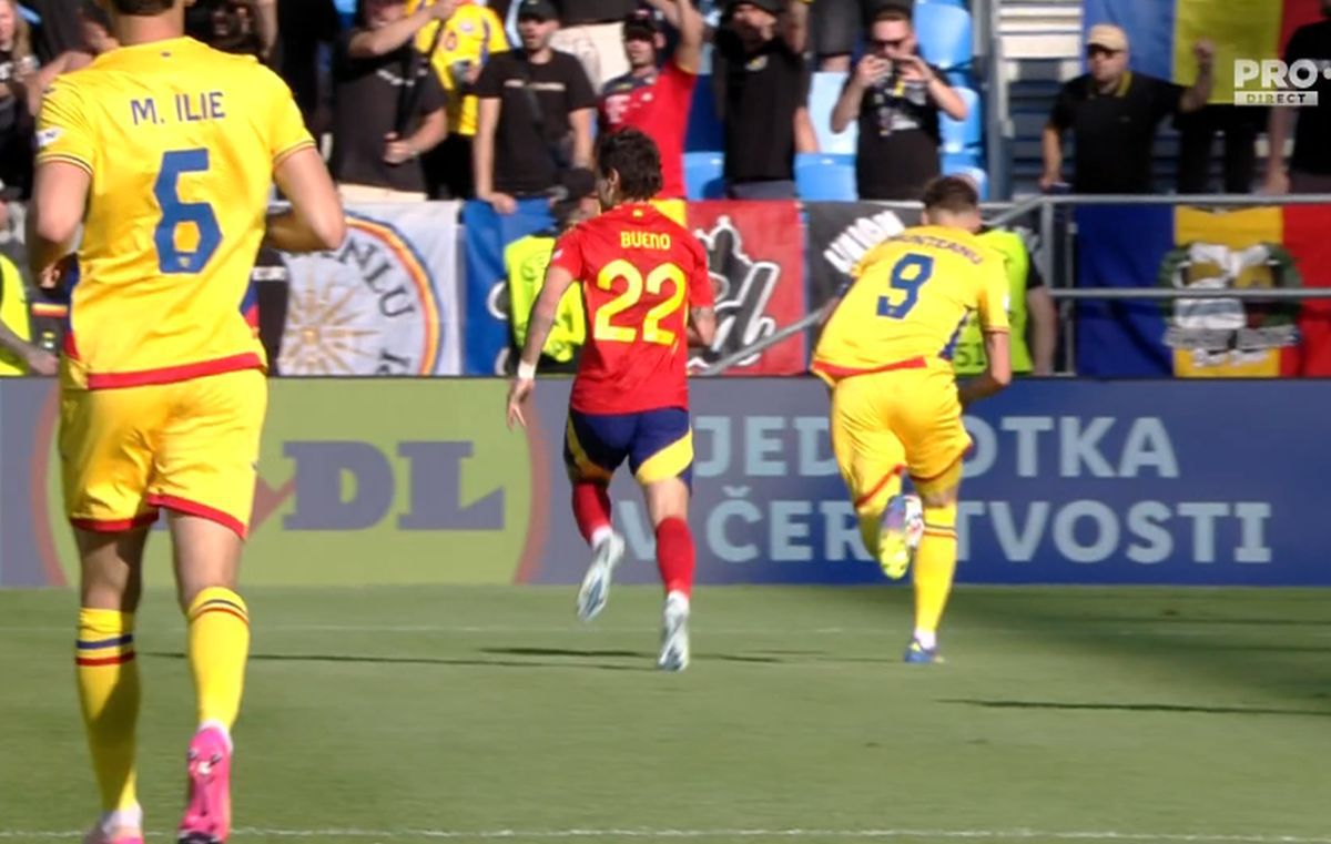 Louis Munteanu, gol fabulos în Spania - România la Euro U21