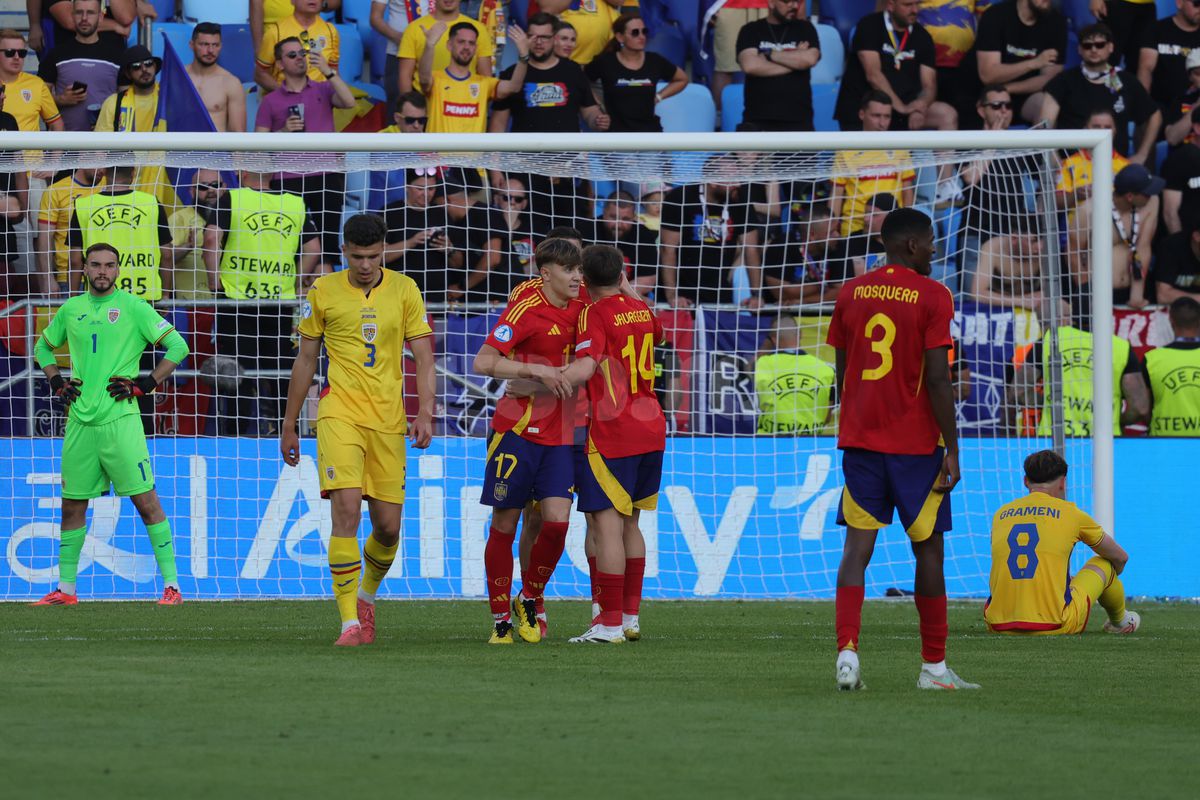 Imagini bune din Spania U21 - România U21 2-1