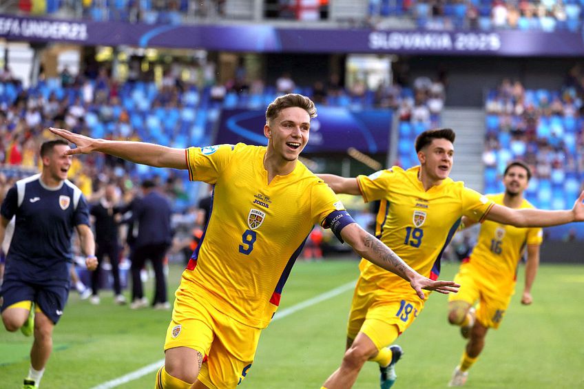FOTO Nici n-au văzut-o! Louis Munteanu, gol DE VIS contra Spaniei la Euro U21!