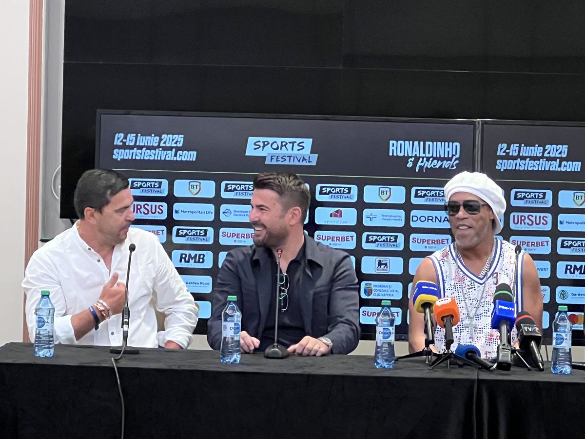 Ronaldinho, la Cluj, pentru Sports Festival