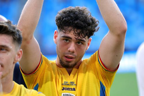 Andrei Borza, copleșit la finalul meciului cu Spania de la Euro U21 / FOTO: Ionuț Iordache (GSP)
