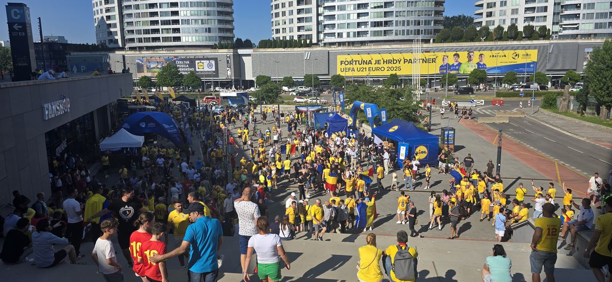 Spania U21 - România U21, imagini înaintea partidei de la Bratislava