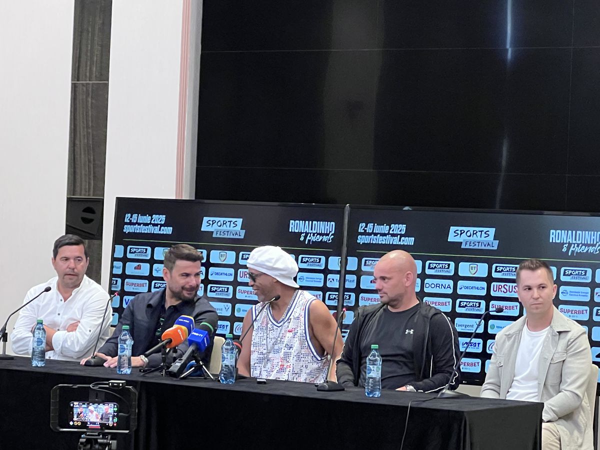 Ronaldinho, la Cluj, pentru Sports Festival
