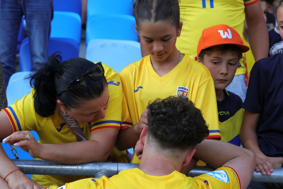 Andrei Borza, consolat de familie, la Bratislava, după înfrângerea dramatică în fața Spaniei