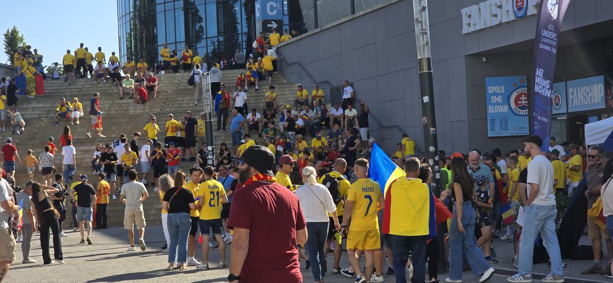Spania U21 - România U21, imagini înaintea partidei de la Bratislava